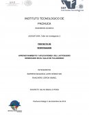 PROYECTO DE INVESTIGACION APROVECHAMIENTO Y APLICACIONES DEL LACTOSUERO DESECHADO EN EL VALLE DE TULANCINGO