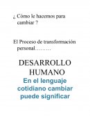 Proceso de transformación personal