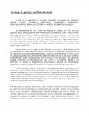 Artes y Deportes en Psicoterapia