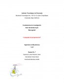 Lenguajes de programación Ingeniería en Mecatrónica