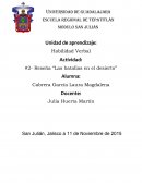 Las batallas en el desierto reseña