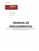 Manual de procedimientos constructora