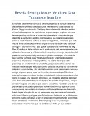 Reseña descriptiva de: Me dicen Sara Tomate de Jean Ure