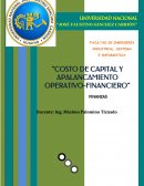 COSTOS DE CAPITAL. LOS FACTORES PERTINENTES QUE AFECTAN AL COSTO DE CAPITAL