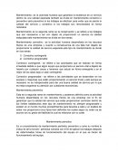 Definición y tipos de mantenimiento