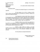 Ejemplo carta reclamo