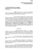 COMO SE DA EL INCIDENTE DE ACTUALIZACION DE INTERESES MORATORIOS