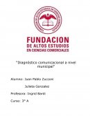 Diagnóstico comunicacional a nivel municipal