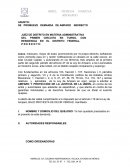 AMPARO POR PERDIDA DE LA CONFIANZA