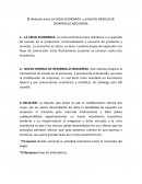 Relación entre LA CRISIS ECONOMICA y el NUEVO MODELO DE DESARROLLO NEOLIBERAL