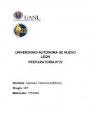 PREPARATORIA N°22 quimica