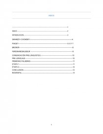 Adquisicion y desarrollo del lenguaje. La fase sensorio motriz. Página 1