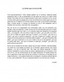 Comunicion Oral y Escrita Tema: La tarde que nunca olvidé