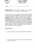 CICLO ESCOLAR 2014 -2015 EXÁMEN 1ER PERIODO PREPARATORIA