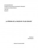 LA PÉRDIDA DE LA RAZON EN “ELIZA GRAVES”