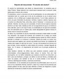 Reporte del documental: “El secreto del alcohol”