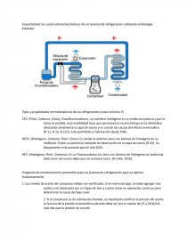 Funcionamiento y características de los siguientes elementos de refrigeración y aire acondicionado. Página 4