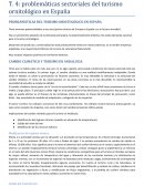 Problemáticas sectoriales del turismo ornitológico en España