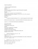 Expresiones algebraicas.