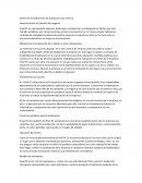 Diseño de la elaboración de producción y/o servicio