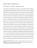 ENSAYO SOBRE EL GOBIERNO CIVIL DE LOS FINES DE LA SOCIEDAD Y GOBIERNOS POLÍTICOS