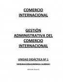 UNIDAD DIDÁCTICA Nº 1 "INTRODUCCIÓN ECONÓMICA Y JURÍDICA"