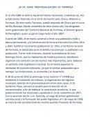 28 de junio. Provincializacion de Formosa
