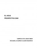 EL AGUA PROSPECTIVA 2040