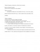 Trabajo de búsqueda y de aplicación y reflexión sobre conceptos