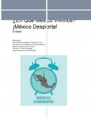 ¿En Qué México Vivimos? ¡México Despierta!