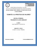 El Quinto SONORA “SUMATE A LA PRÁCTICA DE VALORES”