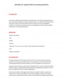 INFORME DE LABORATORIO. GRANULOMETRIA