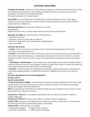 Concepto de contratos mercantiles