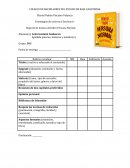 Reporte de lectura del libro Persona Normal