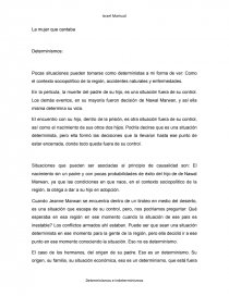 Determinismos e indeterminismos.. Página 1