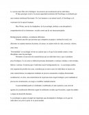 Lo social como filtro de lo biológico: los procesos de socialización de los individuos.