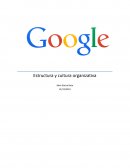 ESTRUCTURA I CULTURA ORGANITZACIONAL DE GOOGLE