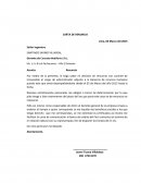 MODELO DE CARTA DE RENUNCIA