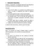 PEDAGOGÍA TRADICIONAL Contexto y Surgimiento: la pedagogía tradicional surge después de la revolución francesa en la burguesía como clase social