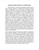 NANOTECNOLOGÍA EN LA MEDICINA