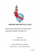 Relación entre la condición física y la condición mental en adolescentes de preparatoria del Colegio La Paz