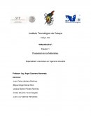 Proyecto. equipo 1 Propiedad de los materiales