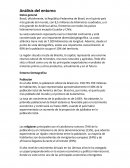 Análisis del entorno Datos general