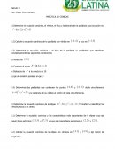 PRÁCTICA DE CÓNICAS