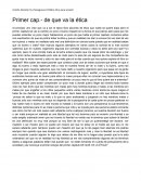 Primer capítulos del libro de que va la ética