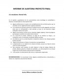 Informe de auditoria Proyecto Final