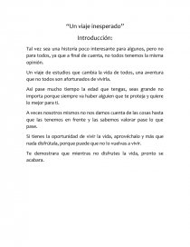 Un viaje inesperado.. Página 1