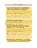 Cuestionario acerca de la Información