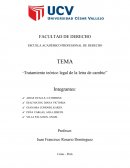 Tratamiento teórico legal de la letra de cambio