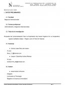 Propuesta De Comercialización Para La Exportación Del Cacao Orgánico